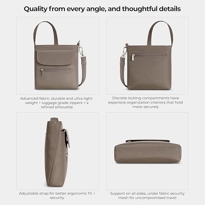 Travelon Anti-Theft Classic Mini Shoulder Bag