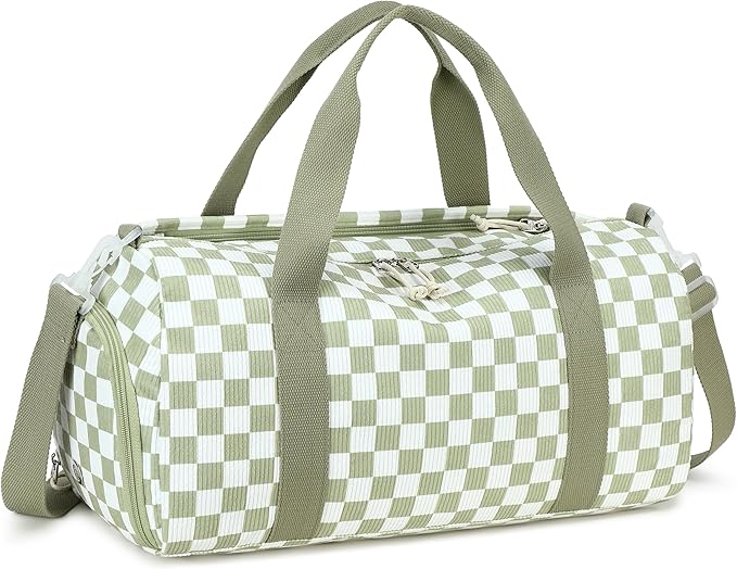 BLUBOON Duffle Bag Girls Kids Cute Gym Bag with Shoes Compartment & Wet Separation Waterproof Sports Overnight Travel Bag