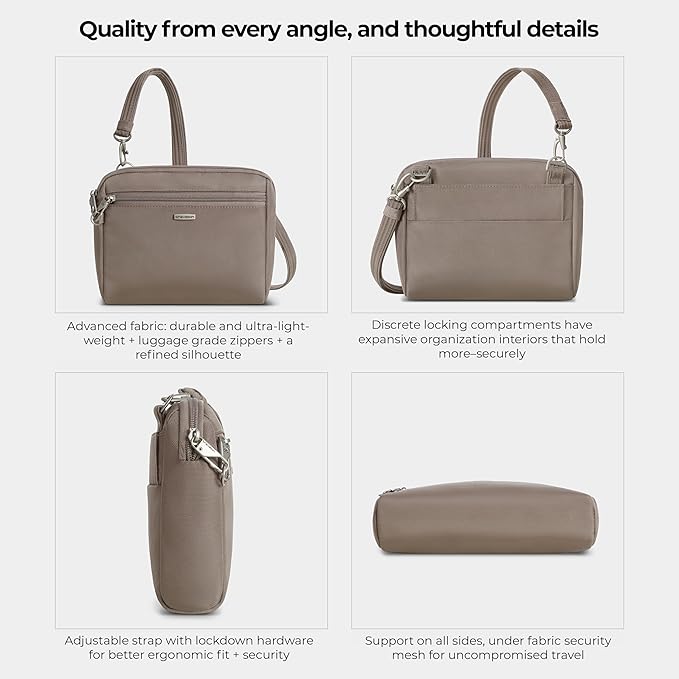 Travelon Anti-Theft Classic Convertible Crossbody & Waist Pack