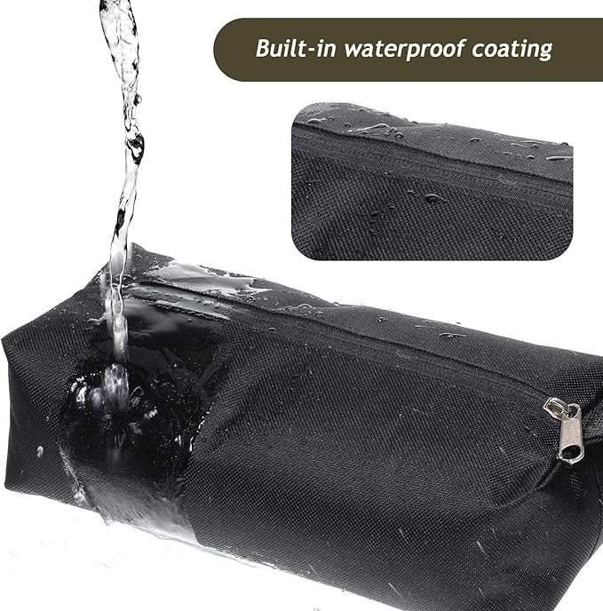 2 Pcs Canvas Tool Pouch with Zipper, Multipurpose Small Tool Pouch Screwdriver Tools Bag Suitable for Storing Scattered Electrician Tools Cosmetics Various Items