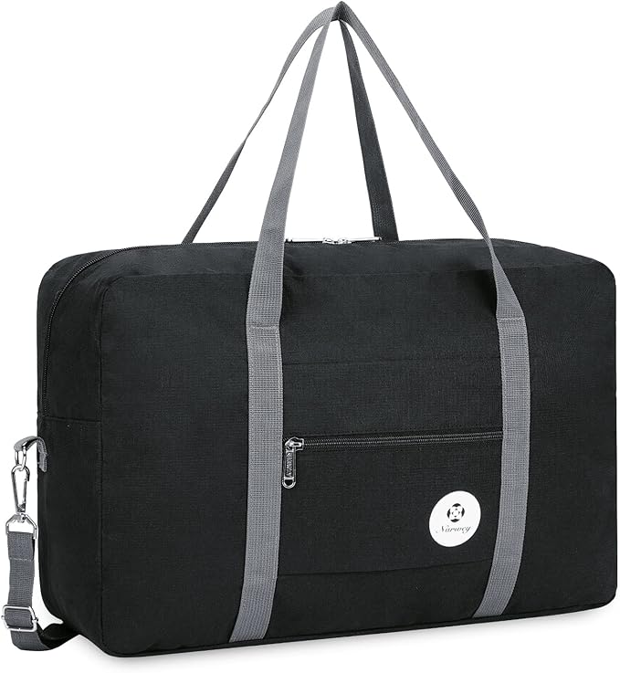 For Spirit Airlines Personal Item Bag 18x14x8 Foldable Travel Duffel Bag Tote Carry on Luggage Duffle Overnight for Women and Men