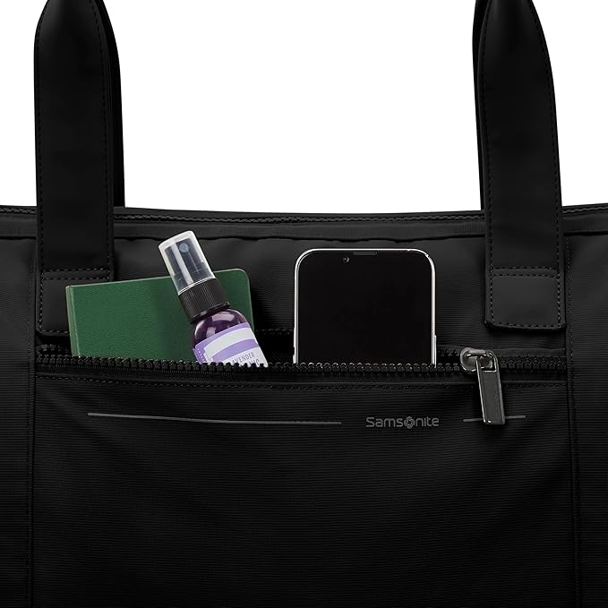 Samsonite Better Than Basics Weekender Duffle – Drop Bottom Travel Bag with 14” Laptop Compartment, SmartSleeve™