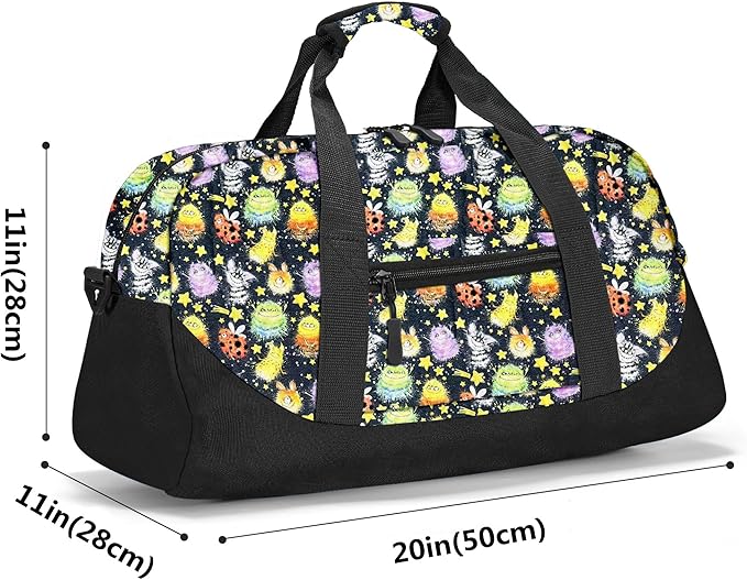 Stumdo Kids Overnighter Duffel Bags for kids, Carry-On Size & Ideal for School Practice or Overnight Travel Weekender Tote for Travel Gym Sport bag for Boys & Girls (11gshou)
