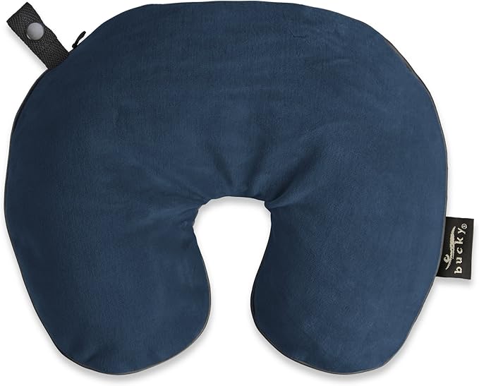 Bucky Utopia U-Shaped Neck Pillow, Midnight Blue, One Size