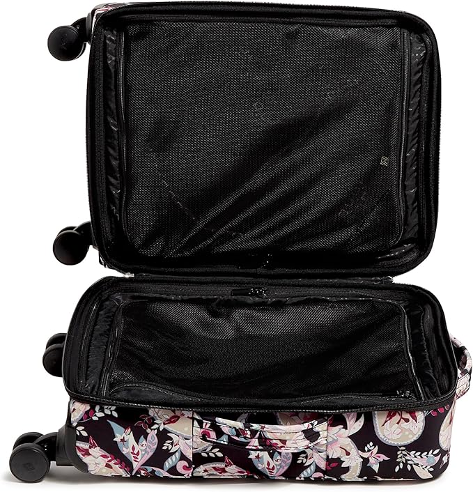 Softside Rolling Suitcase Luggage, Botanical Paisley, 22" Carry On