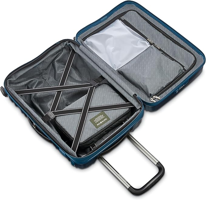 Samsonite Stryde 2 Hardside Expandable with Double Spinner Wheels, 2PC SET (22X14X9/LG), Deep Teal