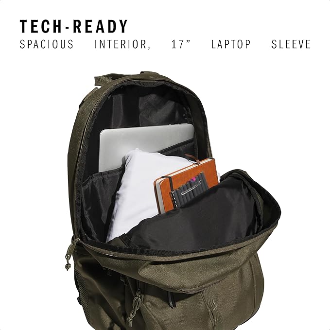 adidas Prime Backpack for Work, Travel Bag for Women and Men with Padded Compartment for Laptop