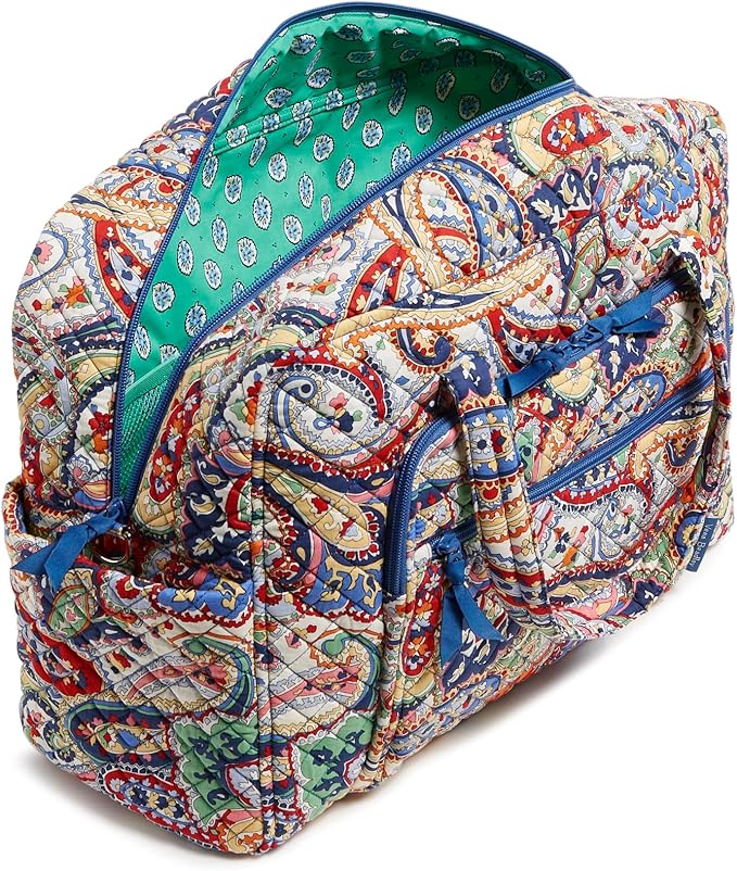 Vera Bradley womens Cotton Weekender Travel Bag