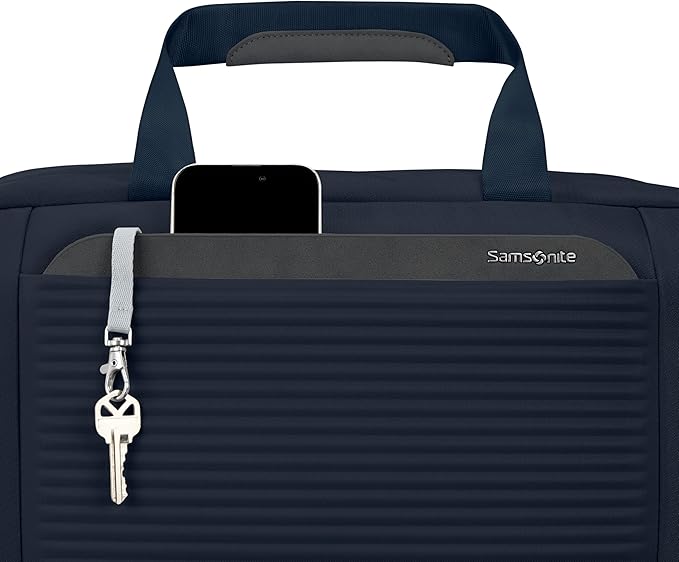 Samsonite Paralux Weekender Duffel Bag, Travel Carry-On Bag with Wide Opening, Drop-Bottom Shoe & Laundry Compartment, AirTag Holder, StackIt Strap - Business & Leisure Travel Bag