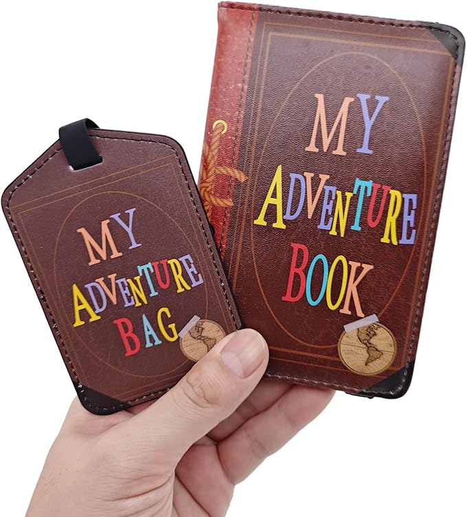 My Adventure Book Passport Holder & Luggage Tag - Scrapbook Replica - My Adventure Book (Passport Holder & Luggage Tag)