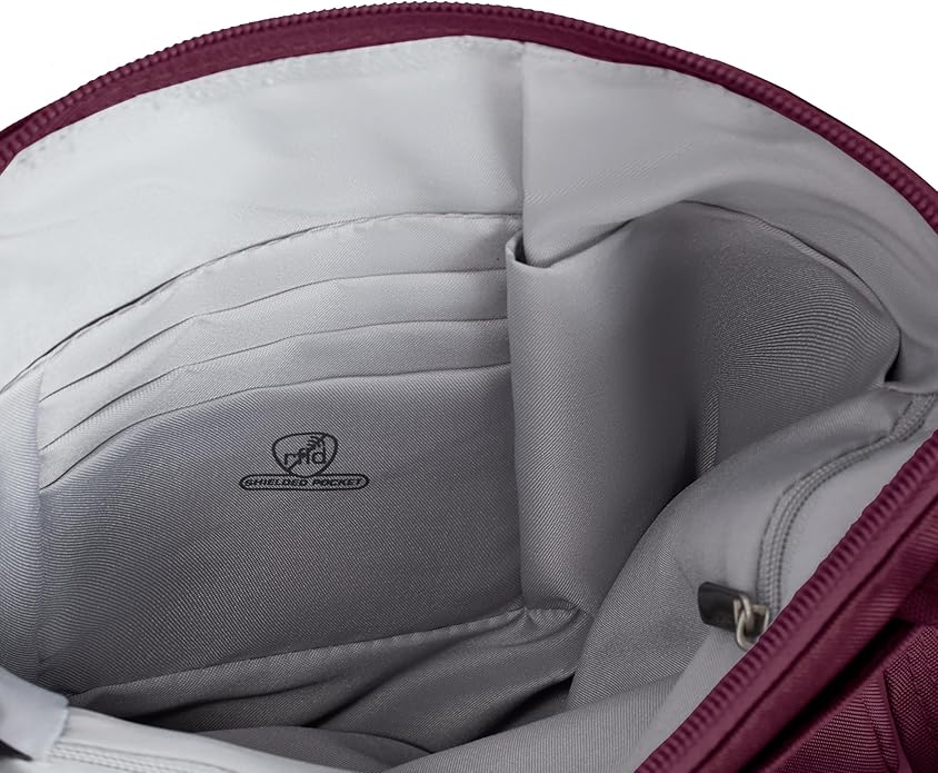 Travelon Anti-theft Classic Slim Double Zip Crossbody