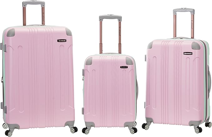 Rockland London Hardside Spinner Wheel Luggage, Mint, 3-Piece Set (20/24/28)