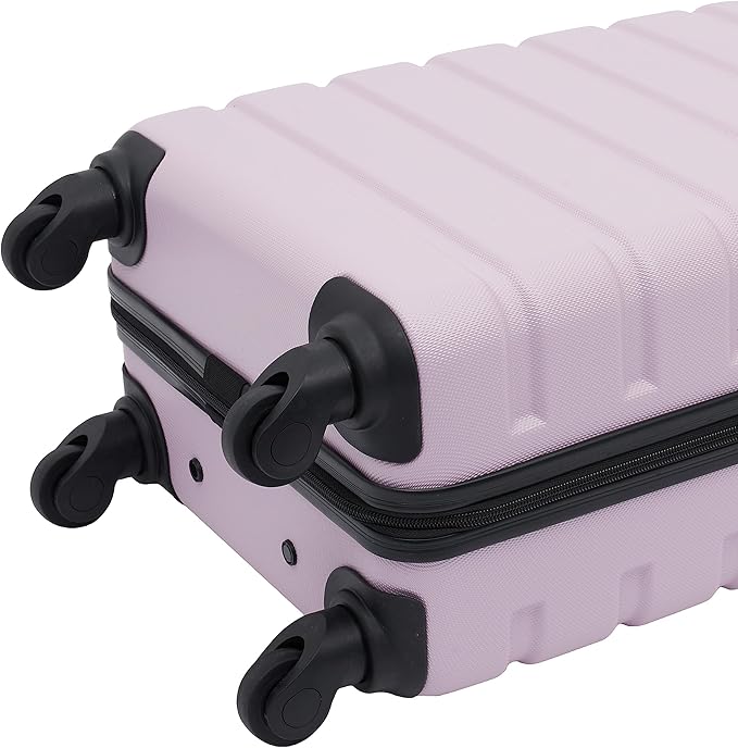 Wrangler 22" Hardside Spinner Carry-On Luggage, Lilac