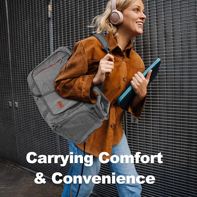 Canway 40L Foldable Duffle Bag for Travel Men & Women Carry On 22"x14"x9" Airline Approved, Small Luggage Overnight Bag with Shoe Compartment, Water-Resistant Gym & Sports Bag
