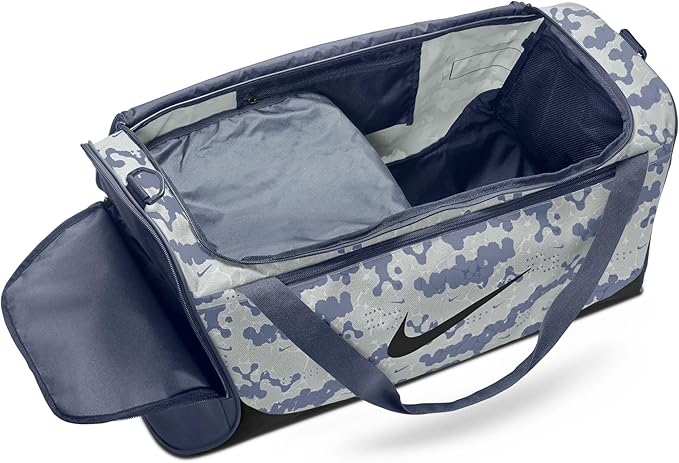 Nike Brasilia Duffel Bag (Medium), Diffused Blue/Black/Black, MISC