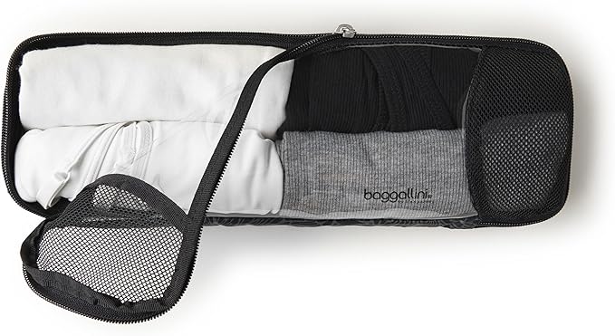 Baggallini Long Compression Cube - Lightweight Compression Packing Cube for Travel