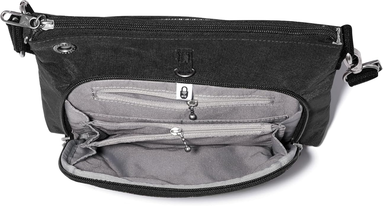 Baggallini womens Securtex Anti-theft Memento Crossbody Bag