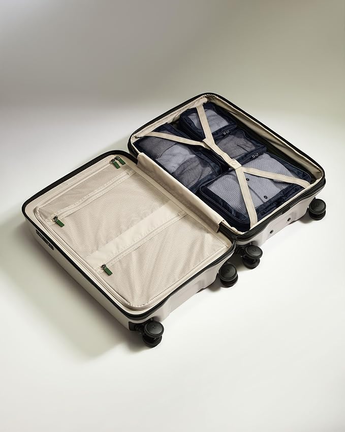 ANTLER - Compression Packing Cubes for Travel, Luggage Organiser for Suitcases or Bags, Travel Accessories, Set of 4, Navy Blue