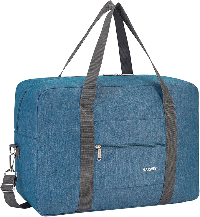 For Spirit Airlines Personal Item Bag 18x14x8 Foldable Travel Duffel Bag Tote Carry on Luggage Duffle Overnight for Women and Men