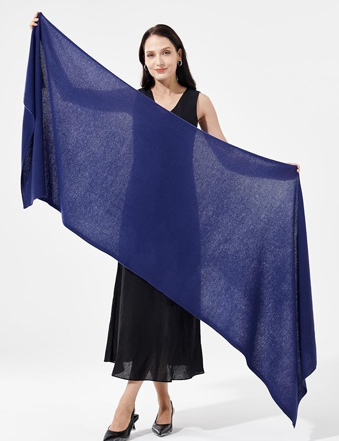 Soft Cashmere Blend Wrap Chic Scarf Stole for Women Wayfarer Travel Extra Large 87"x28"