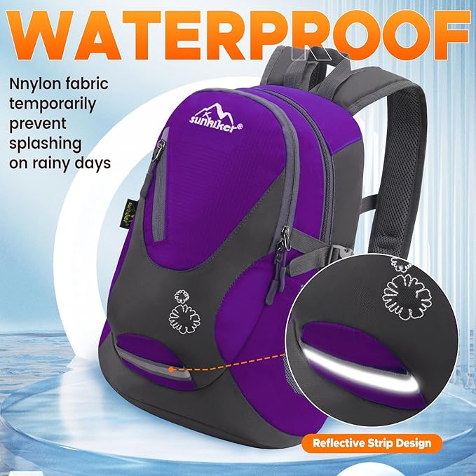 sunhiker Small Hiking Backpack Women Men 20L Lightweight Travel Backpack Daypack Casual Backpack For Cycling Outdoor Camping