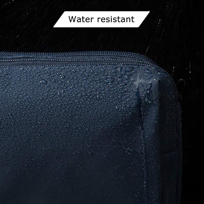 BAGSMART Toiletry Bag for Men, Travel Toiletry Organizer Dopp Kit Water-resistant Shaving Bag for Toiletries Accessories, Door Room Essentials,Navy Blue-medium