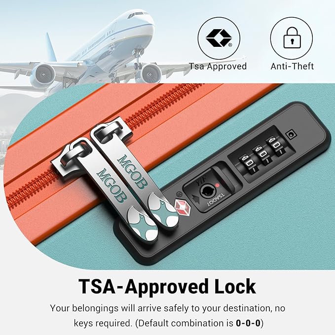24 Inch Medium Checked Luggage, Hardside Rolling Suitcase with 4 Spinner Wheels & TSA Approved Lock,PC Hard Case Lightweight Carry Luggage for Women