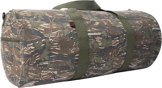 Rothco Heavy-Duty Canvas Shoulder Duffle Bag - Rugged Travel Gym Gear Equipment Bag