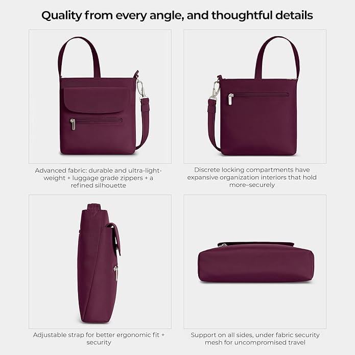 Travelon Anti-Theft Classic Mini Shoulder Bag