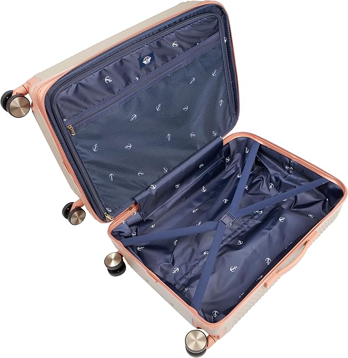 Dockers Spectra Hardside Expandable 8-Wheel Spinner Travel Checked Luggage, 24-Inch, Timberwolf