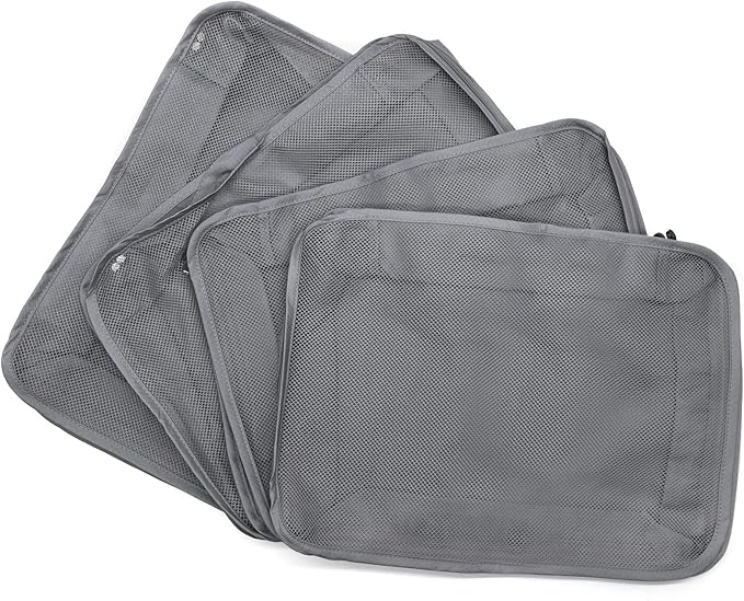 Rolling Nomad 4 Set Packing Cubes for Suitcases, Travel, Camping