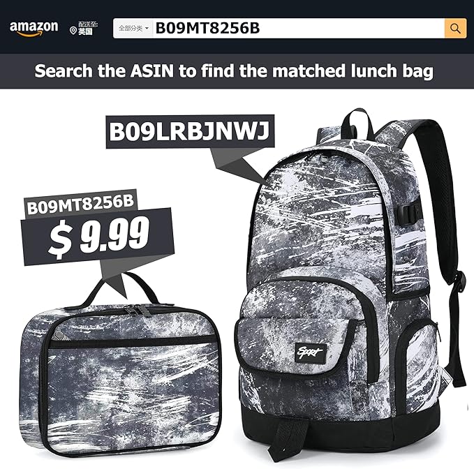 rickyh style School Backpack Travel Bag for Men & Women Lightweight College Back Pack with Laptop Compartmen