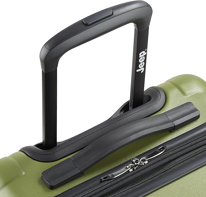 Jeep JH004C Hardside Expandable Luggage with Spinner Wheels (Avocado, Carry-On 20 Inch)