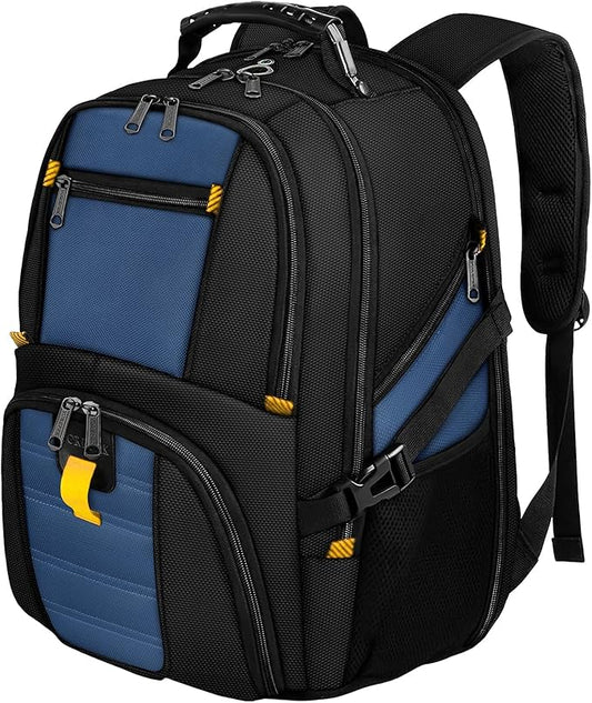 YOREPEK Large Backpack for Men, Extra Large Laptop Backpacks for Men Women, Water Resistant Travel Backpack Airline Approved Business Work Bag Fits 17 Inch Computer, Black
