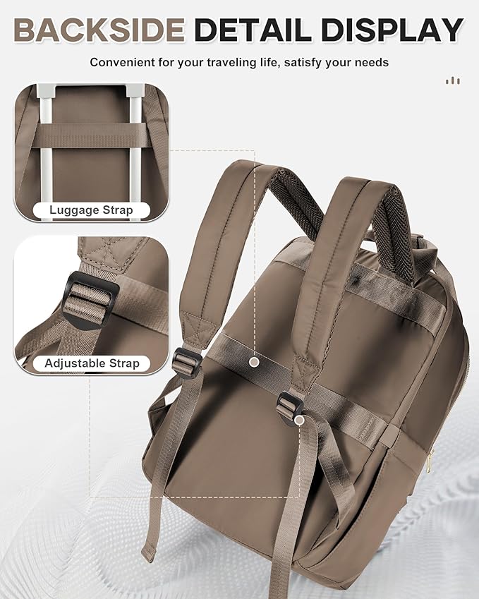 wepadre Small Travel Backpack Carry on Flight Approved Personal Item Travel Bag Carry on Backpack for Women Work Laptop Backpack for Traveling Personal Bags for Airplanes Mochila De Viaje
