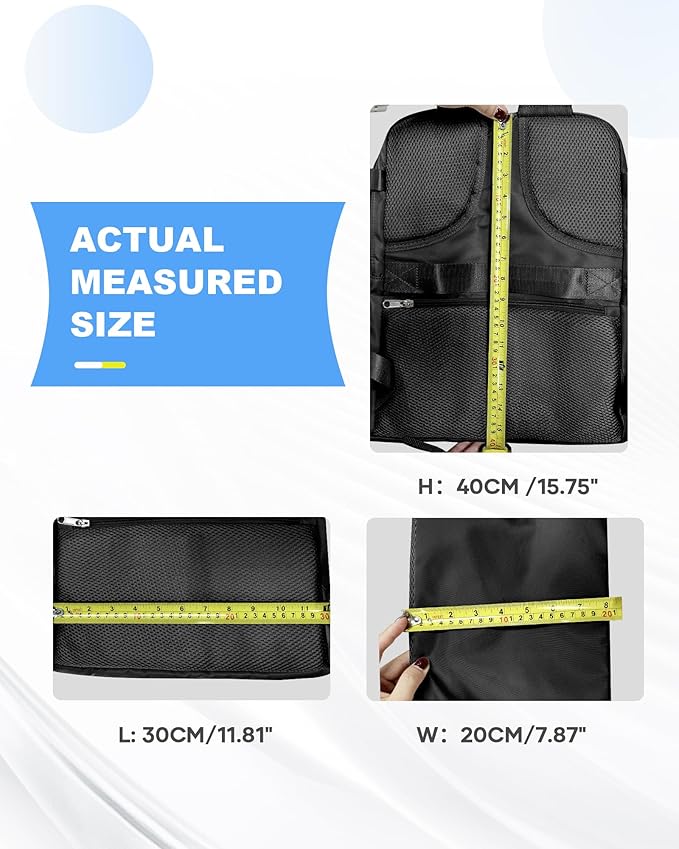 coowoz Travel Backpack Carry On for Women Man Gym Backpack with Laptop Compartment Mochila de Viaje Teacher Personal Item Backpacks Rucksack Airplane Accessories Must Haves,Black Small