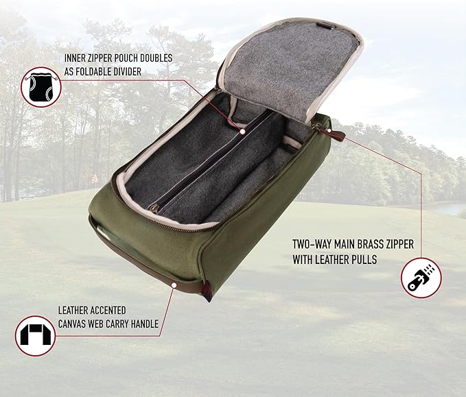 Rothco Canvas Shoe Bag – Sneaker Organizer Storage Duffle for Travel, Golf, Gym, and Sports