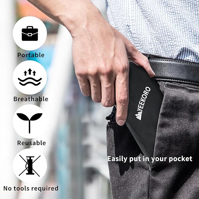 Inflatable Seat Cushion, Lightweight Camping Air Sitting Pad with Repair Cloths, Waterproof Air Cushion, Portable Air Seat Cushion for Climbing Hiking Office Airplane Car Stadium Seat