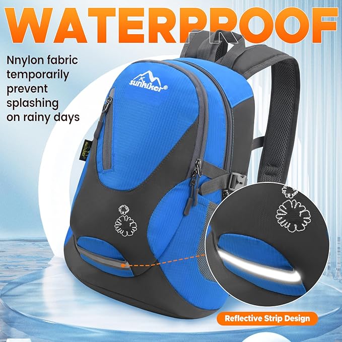 sunhiker Small Hiking Backpack Women Men 20L Lightweight Travel Backpack Daypack Casual Backpack For Cycling Outdoor Camping