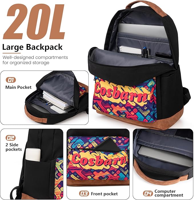 Carry On Luggage 22x14x9 Airline Approved, Hardside 20 Inch Carry on Suitcases with Wheels, Hard Shell ABS Lightweight Carry on Luggage Set, Travel Suitcase Set with TSA Lock, Black