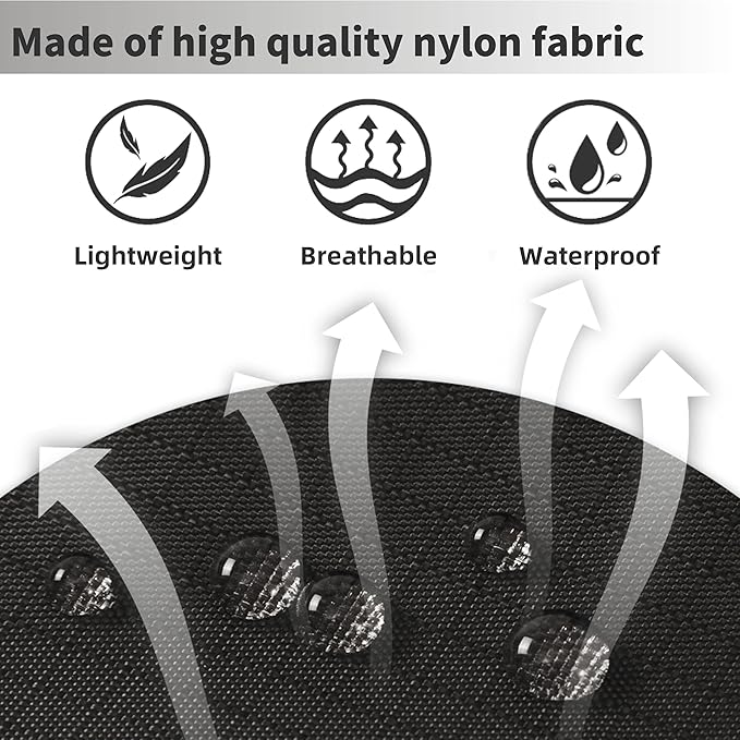 tianzong Travel Shoe Bag with Handle Holds 2 Pairs of Shoes, Shoe Packing Cubes for Travel (Black, 2 Pack)