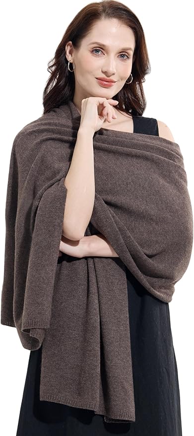 Soft Cashmere Blend Wrap Chic Scarf Stole for Women Wayfarer Travel Extra Large 87"x28"