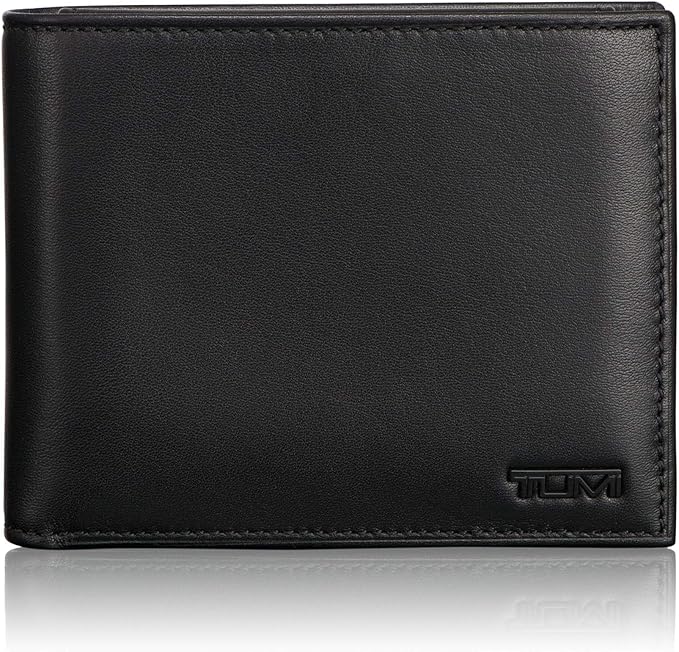 TUMI - Delta Global Removable Passcase Wallet - Leather Wallet - RFID Blocking - ID Window & Card Slots - 4" x 5" x 1" - Black