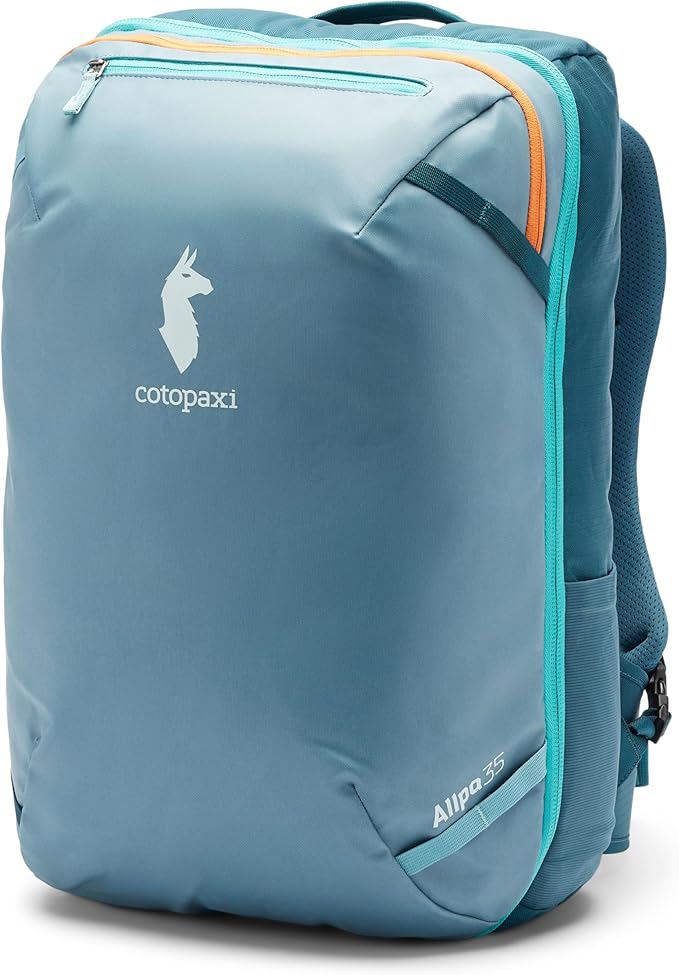 Cotopaxi Allpa 35L Travel Pack, Blue Spruce and Abyss