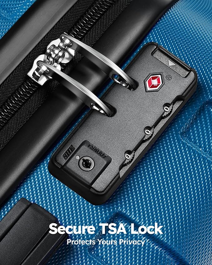 Suitour luggage sets 2 piece Hard Shell Luggage Set with Spinner Wheels, TSA Lock, 20 24 inch Travel Suitcase Sets