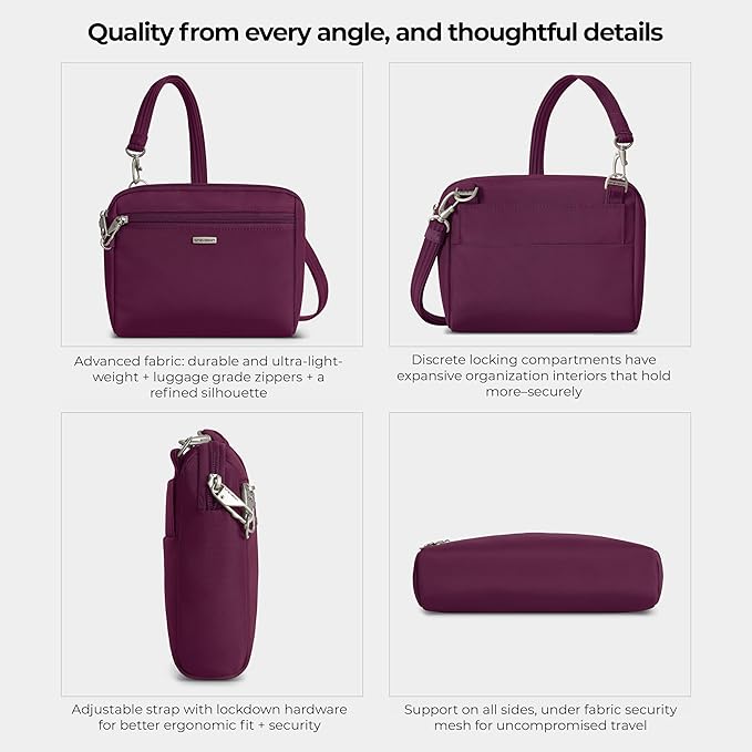 Travelon Anti-Theft Classic Convertible Crossbody & Waist Pack