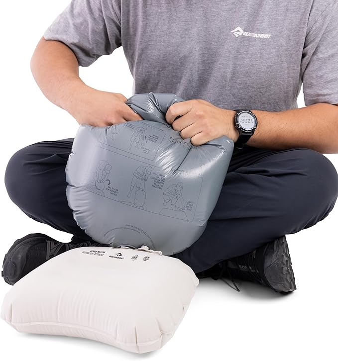 Sea to Summit Aeros Ultralight Inflatable Camping and Travel Pillow, Regular, Moonstruck