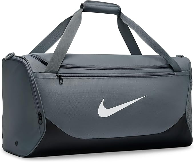 Nike Brasilia Duffel (Medium), Smoke Grey/Black/White, MISC