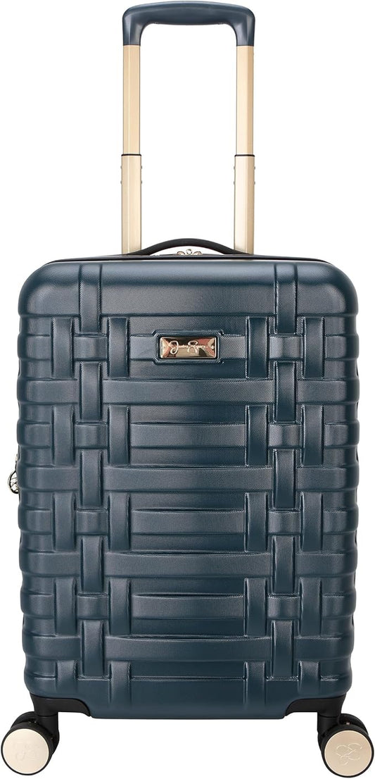 Jessica Simpson Taffeta 20"Expandable 8-Wheel Spinner Carry On Luggage Suitcase, Magical Forest