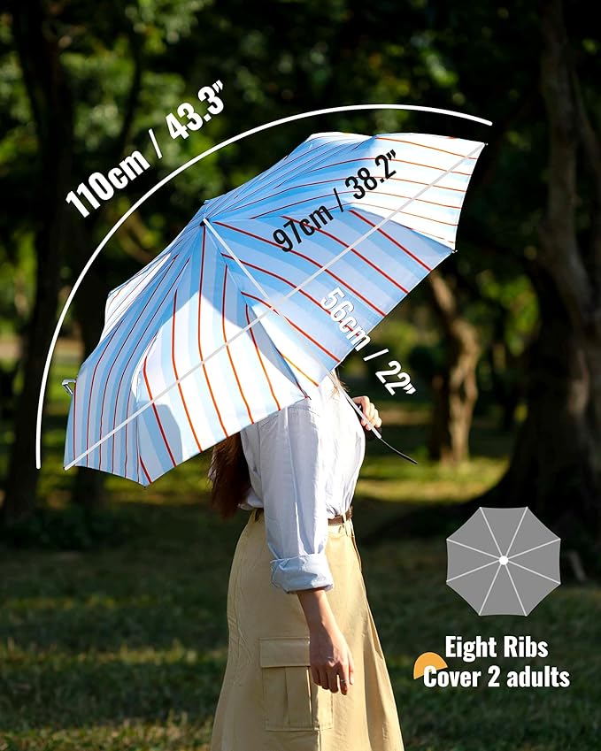 Travel Compact Umbrella Windproof - Portable Automatic for Rain, Folding Umbrella for Men and Women, Portable 210T Fabric